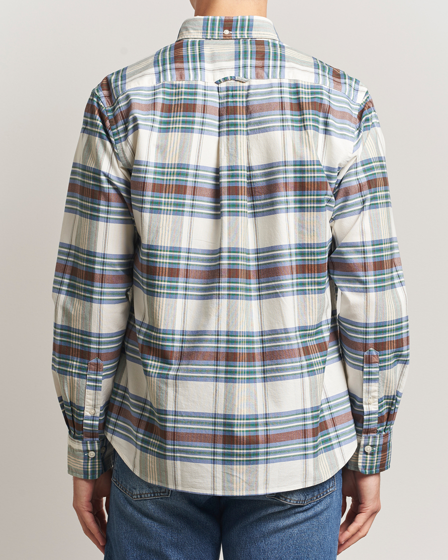 Men | Shirts | Gant | Regular Fit Oxford Checked Shirt Woody Green