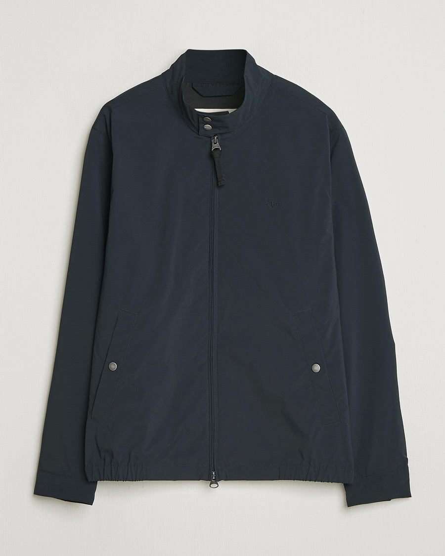 Men | Coats & Jackets | Gant | Lightweight Harrington Jacket Black