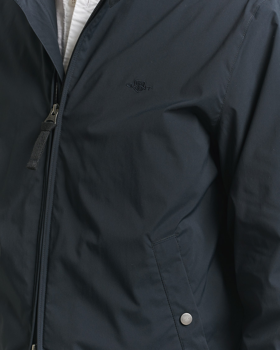 Men | Coats & Jackets | GANT | Lightweight Harrington Jacket Black