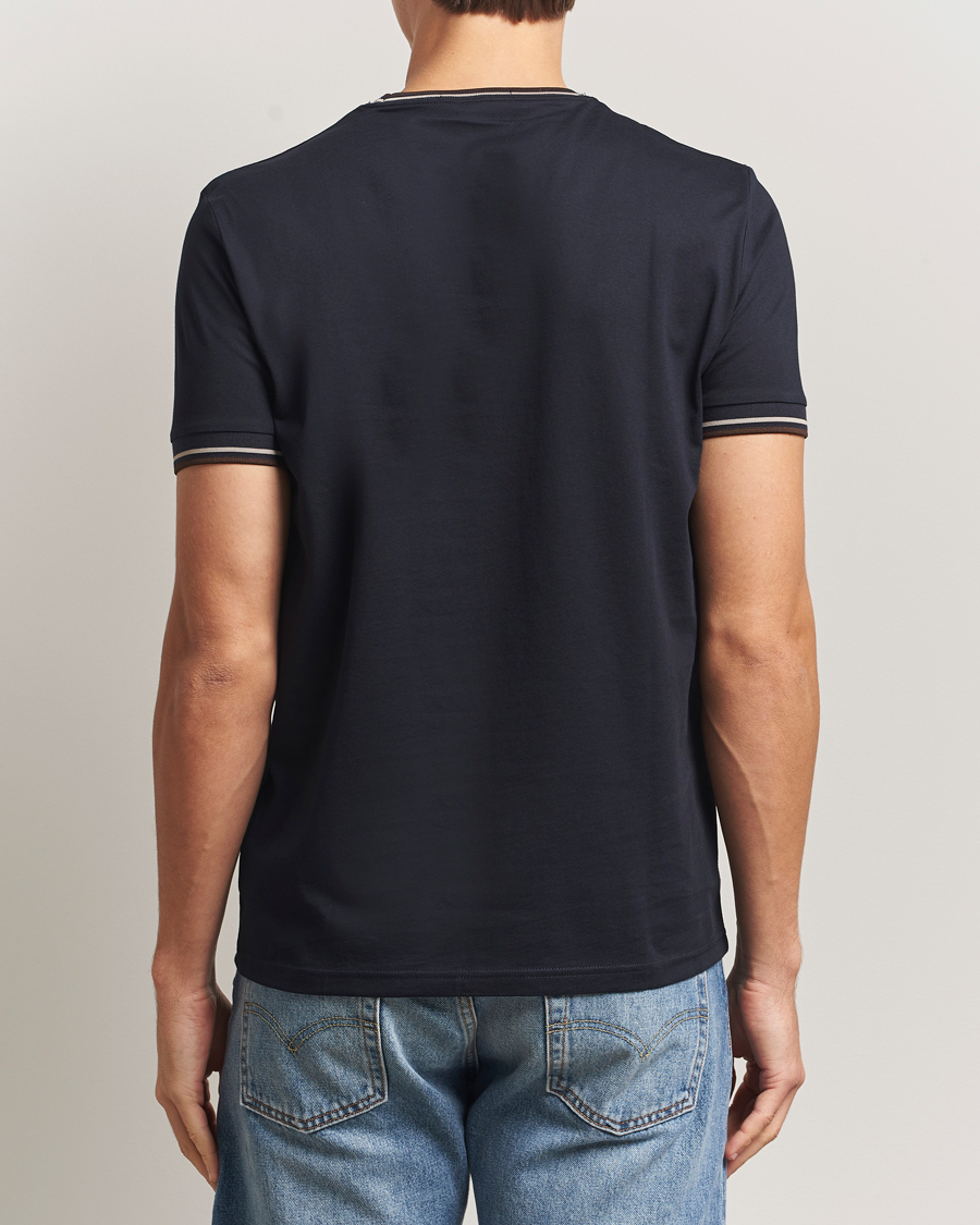 Men | T-Shirts | Fred Perry | Twin Tipped T-Shirt Navy