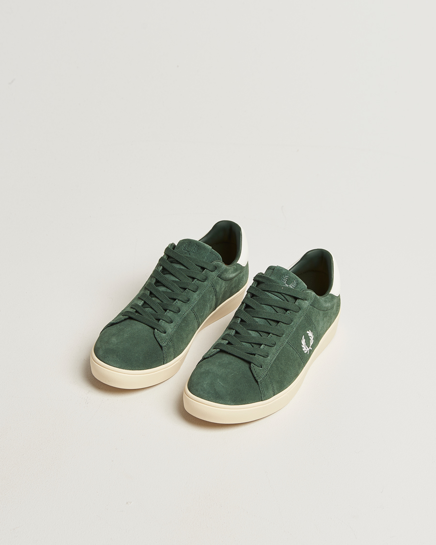 Men | Sneakers | Fred Perry | Spencer Suede Sneaker Court Green