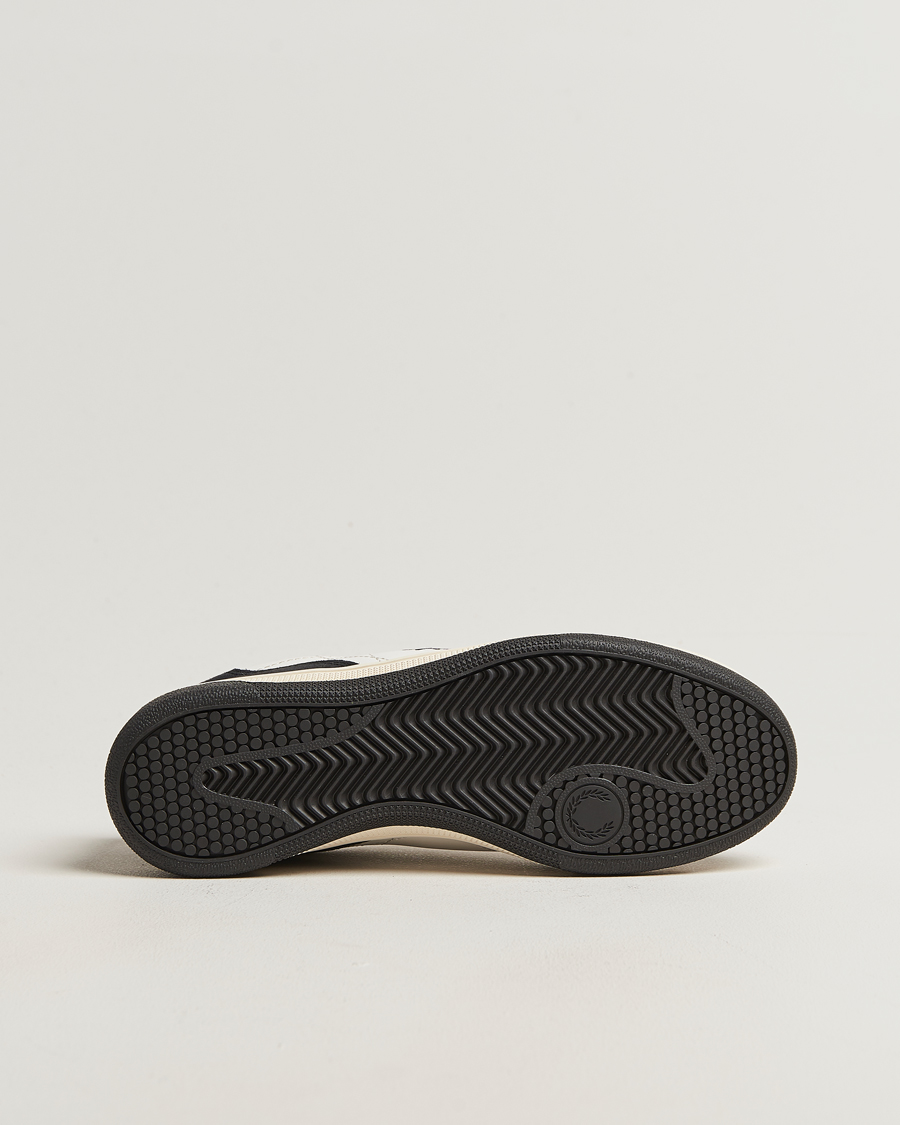 Men | Sneakers | Fred Perry | B11 Leather/Suede Sneaker Snow White/Navy