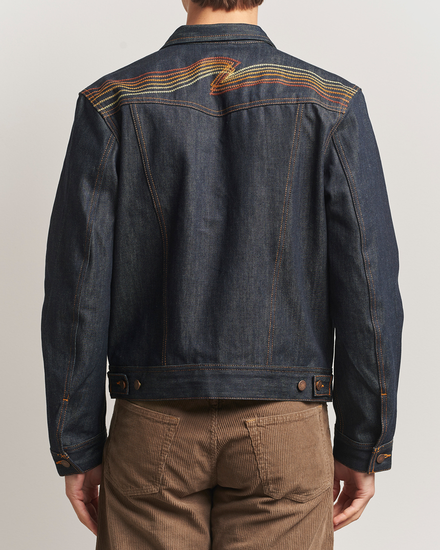 Nudie Jeans Conny Denim Jacket Sunburns Blue at CareOfCarl.com