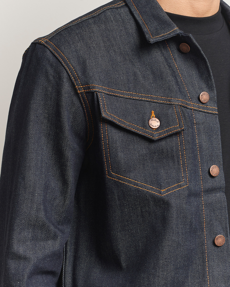 Nudie Jeans Conny Denim Jacket Sunburns Blue at CareOfCarl.com