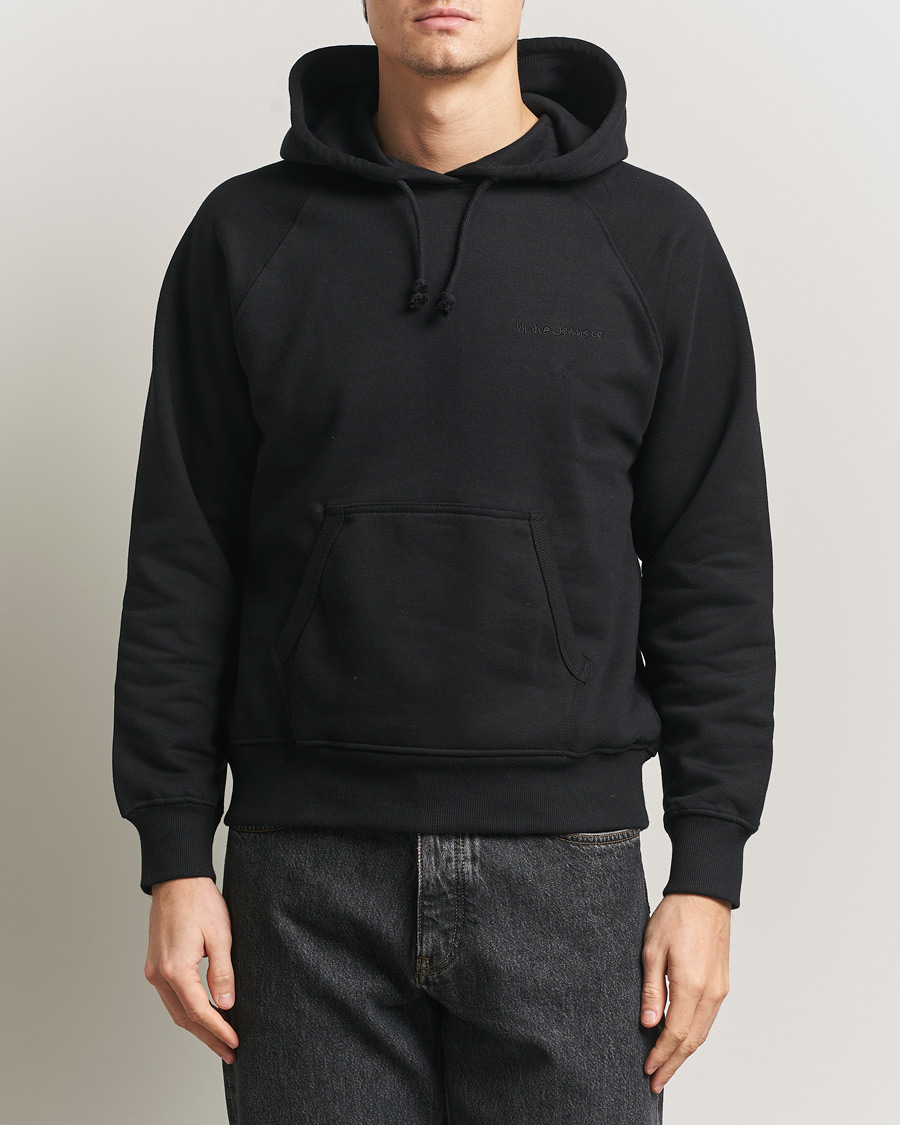 Snow Peak Dry Waffle Hoodie Black at CareOfCarl.com