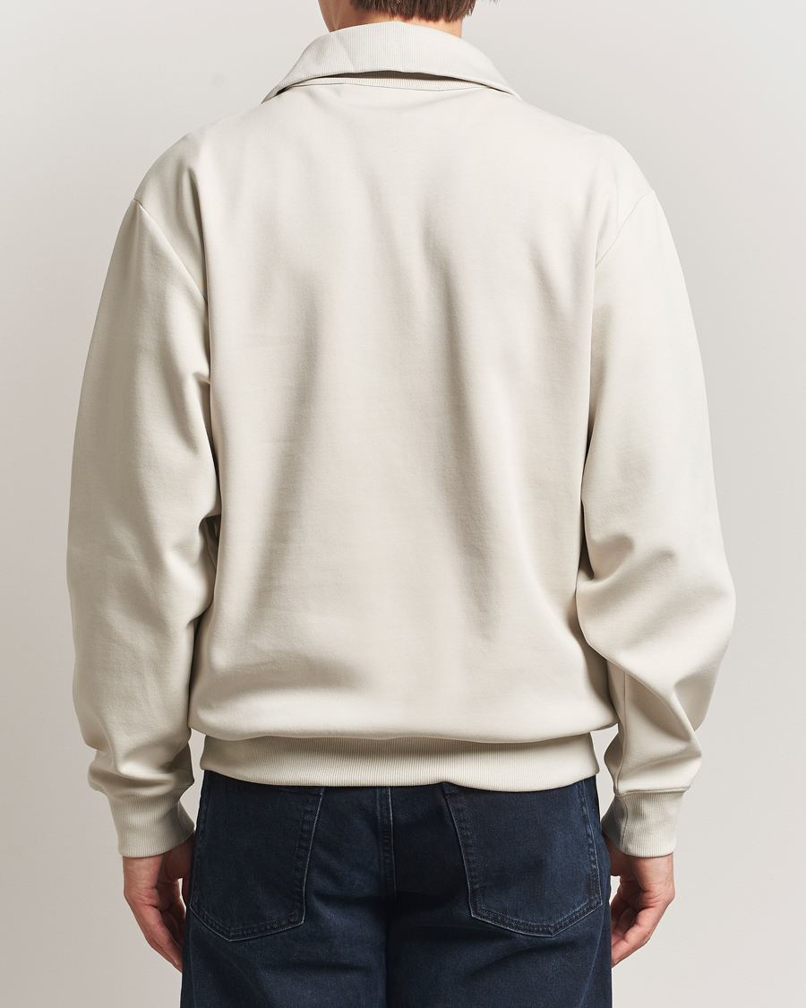 Men | Sweaters & Knitwear | J.Lindeberg | Callan Jersey Half Zip Moonbeam