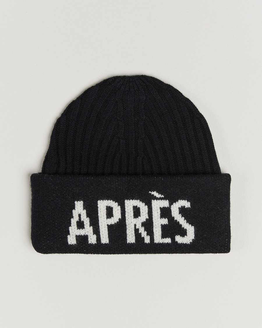 Men | Beanies | J.Lindeberg | Arther Graphic Beanie Black