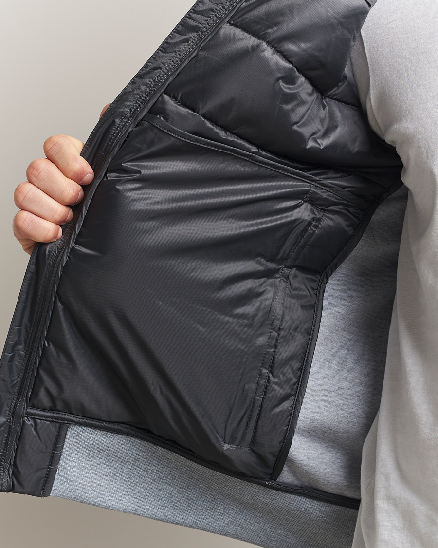 Men | Coats & Jackets | J.Lindeberg | Seth Hybrid Hooded Full Zip Medium Grey Melange