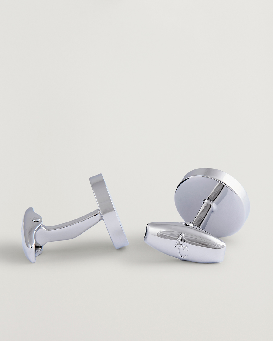 Men | Cufflinks | Amanda Christensen | Classic Cufflink Silver/Black