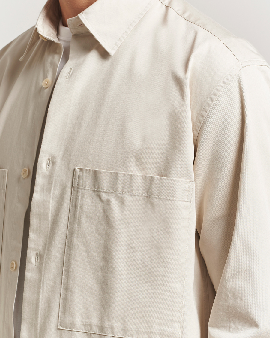 Men | Shirts | NN07 | Freddy Tencel Workwear Shirt Ivory
