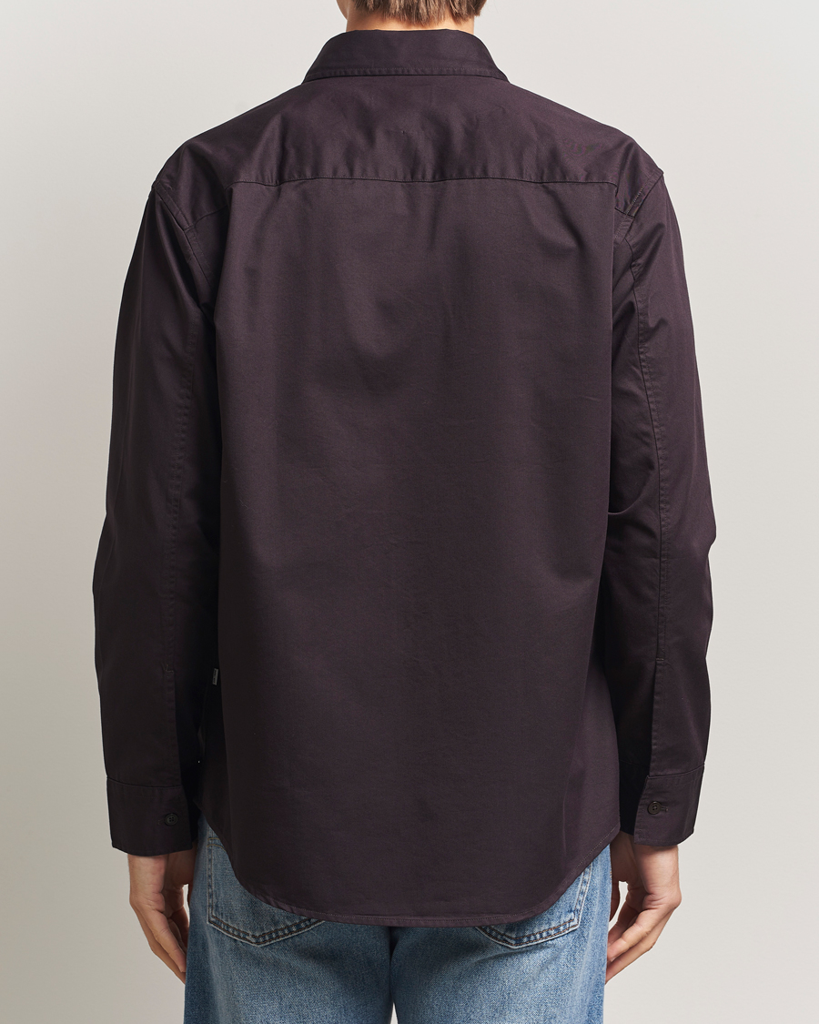 Men | Shirts | NN07 | Freddy Tencel Workwear Shirt Dusky Port