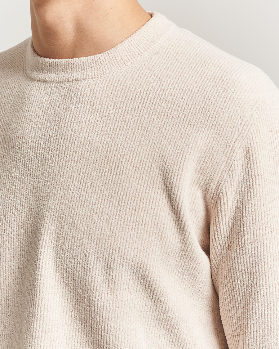 Men | Sweaters & Knitwear | NN07 | Danny Rib Knitted Crew Neck Ivory