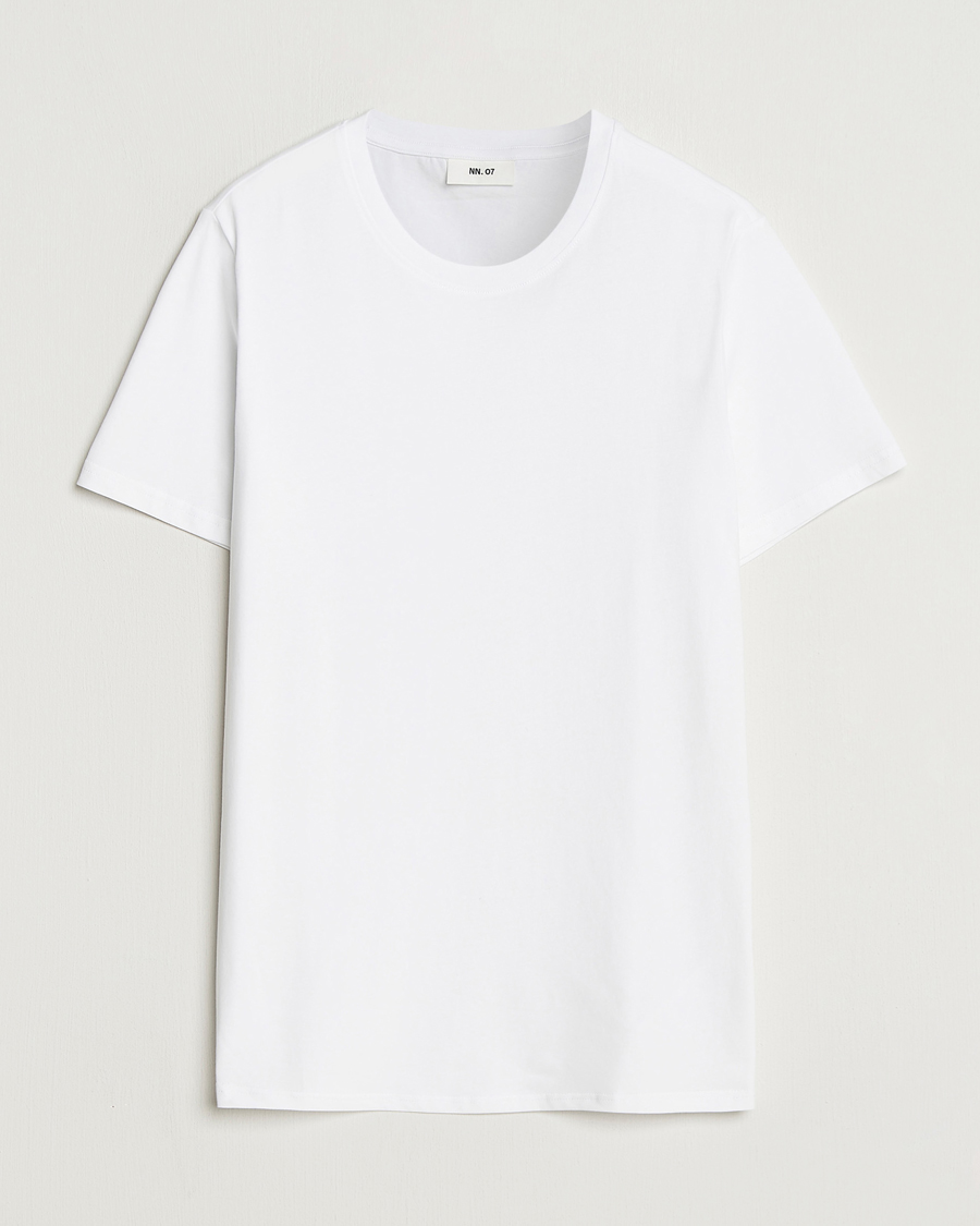 Men | T-Shirts | NN07 | Percy Crew Neck T-Shirt White