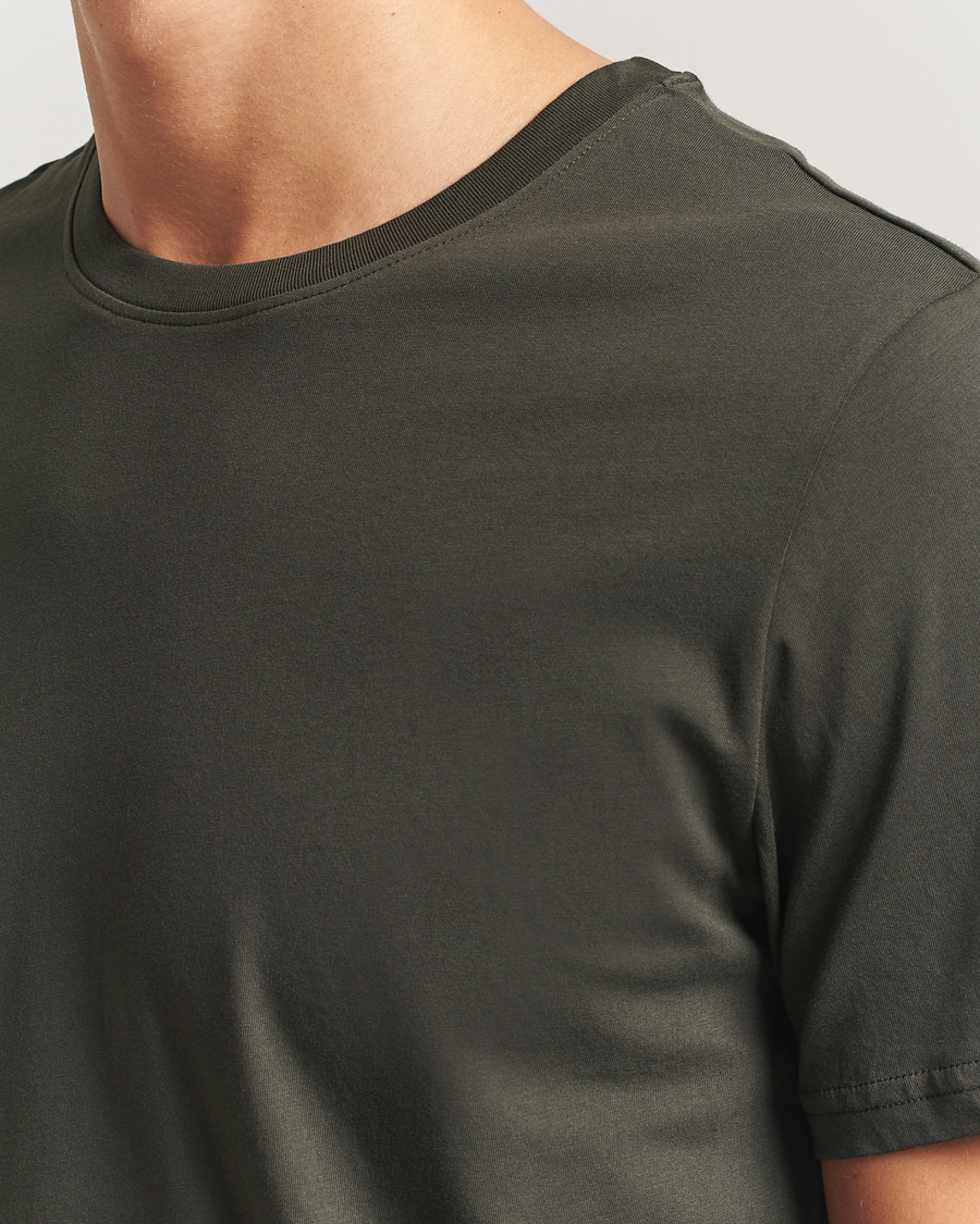 Men | T-Shirts | NN07 | Percy Crew Neck T-Shirt Dark Army