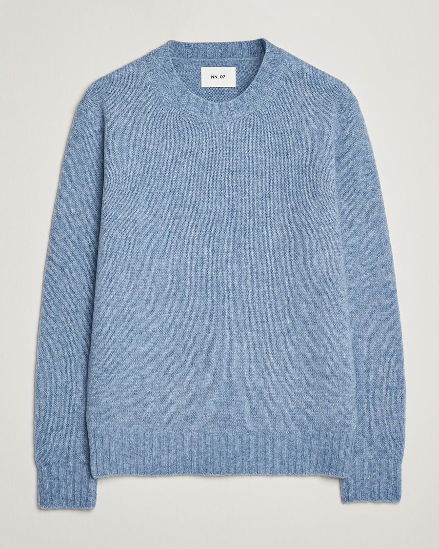 Men |  | NN07 | Lee Wool Knitted Sweater Denim Blue