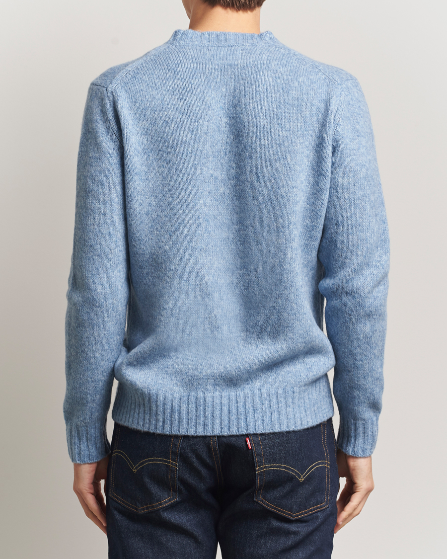 Men | Sweaters & Knitwear | NN07 | Lee Wool Knitted Sweater Denim Blue