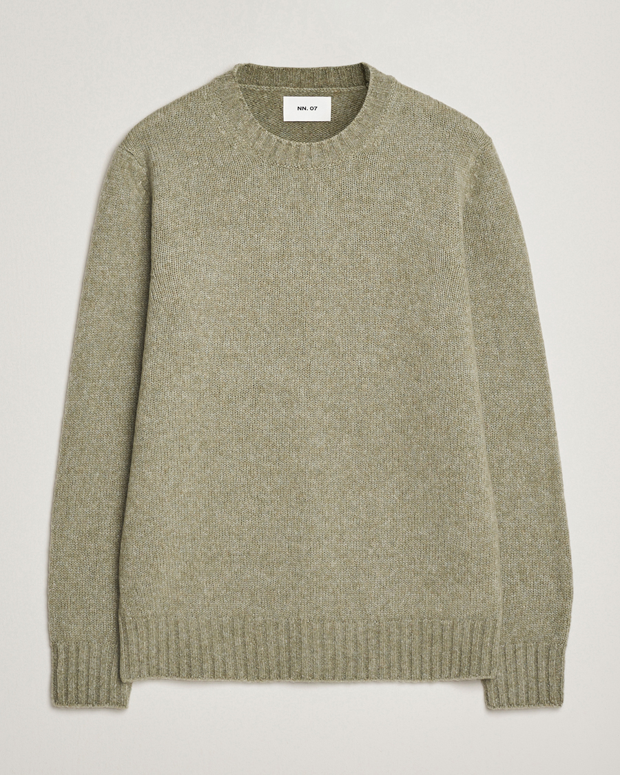 Men |  | NN07 | Lee Wool Knitted Sweater Valley Green