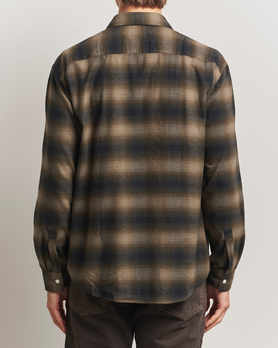 Men | Shirts | NN07 | Deon Flannel Checked Shirt Black/Green