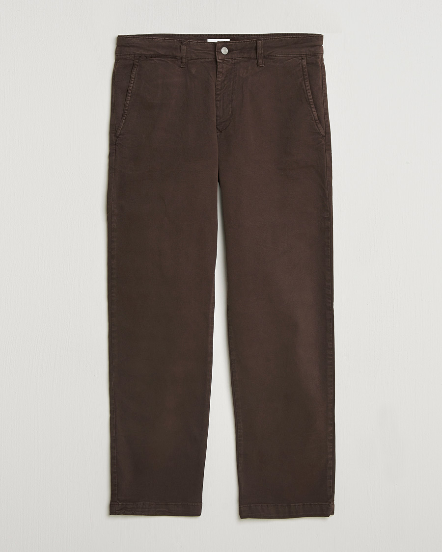 Men | Trousers | NN07 | Aden Regular Fit Chinos Demitasse Brown