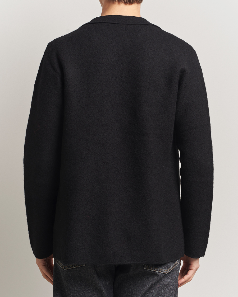 Men | Blazers | NN07 | Lucas Boiled Wool Blazer Black