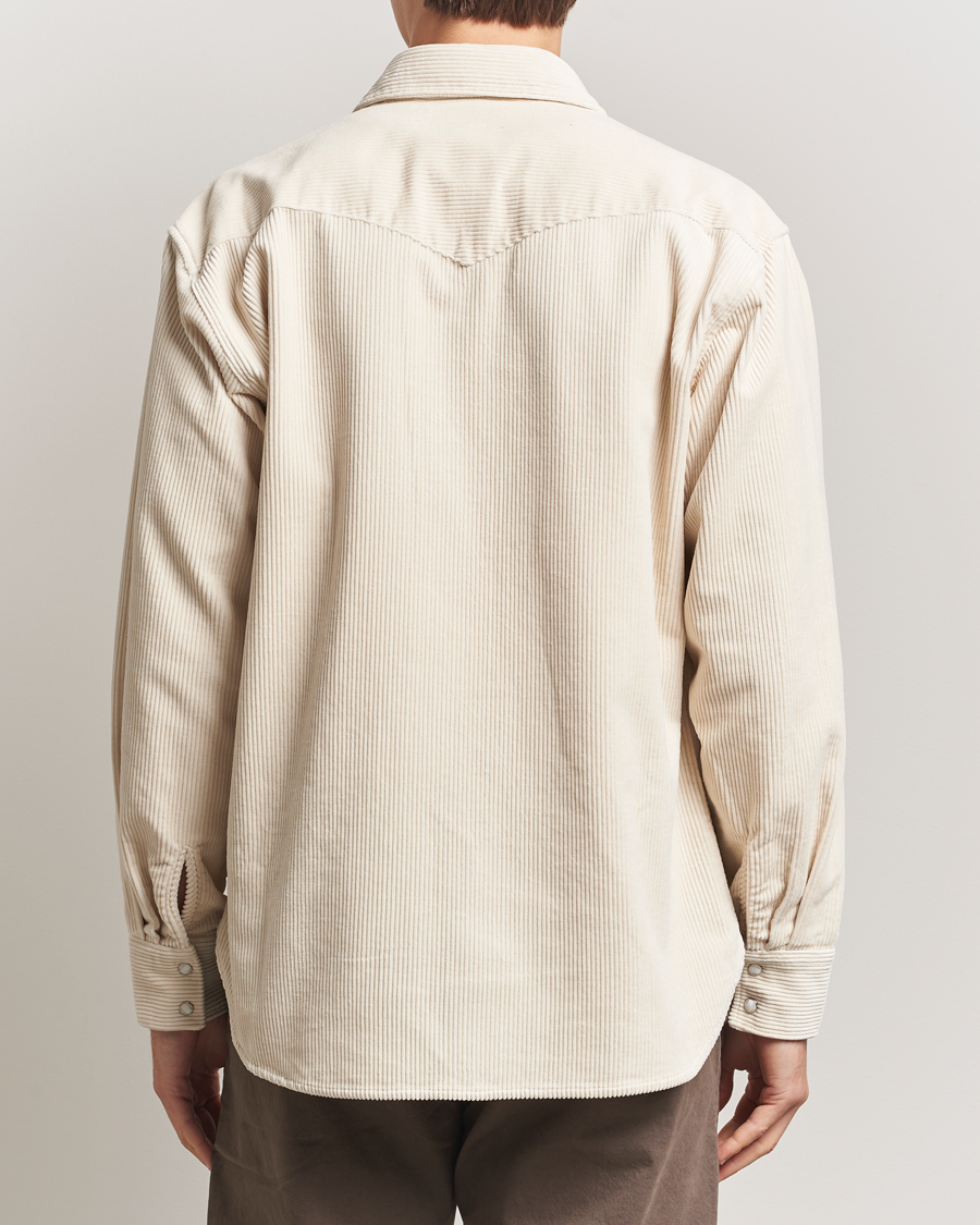 Men | Shirts | NN07 | Ricky Corduroy Overshirt Ivory