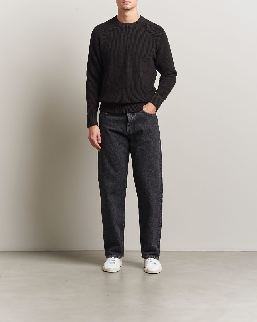 Men | Sweaters & Knitwear | NN07 | Jacobo Cotton Knitted Sweater Dusky Port