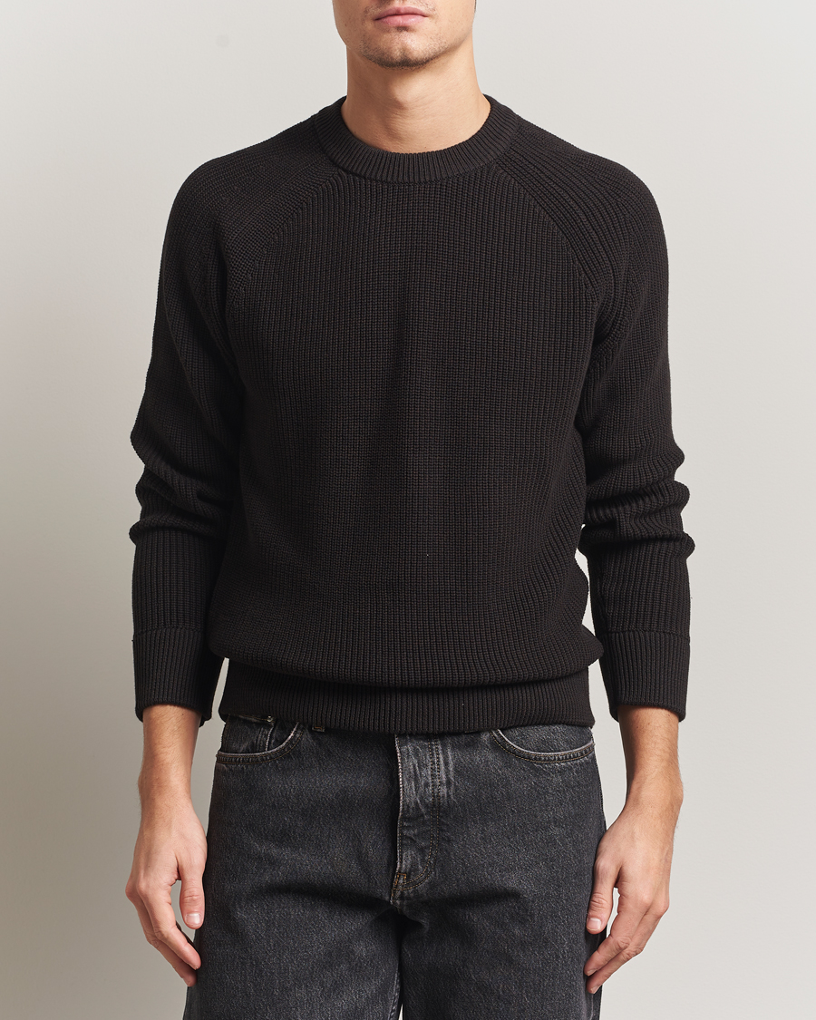Men | Sweaters & Knitwear | NN07 | Jacobo Cotton Knitted Sweater Dusky Port