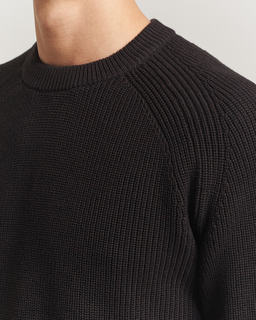 Men | Sweaters & Knitwear | NN07 | Jacobo Cotton Knitted Sweater Dusky Port