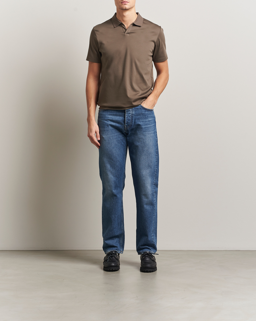 Men | Polo Shirts | NN07 | Paul Mercerized Polo Mable Husk