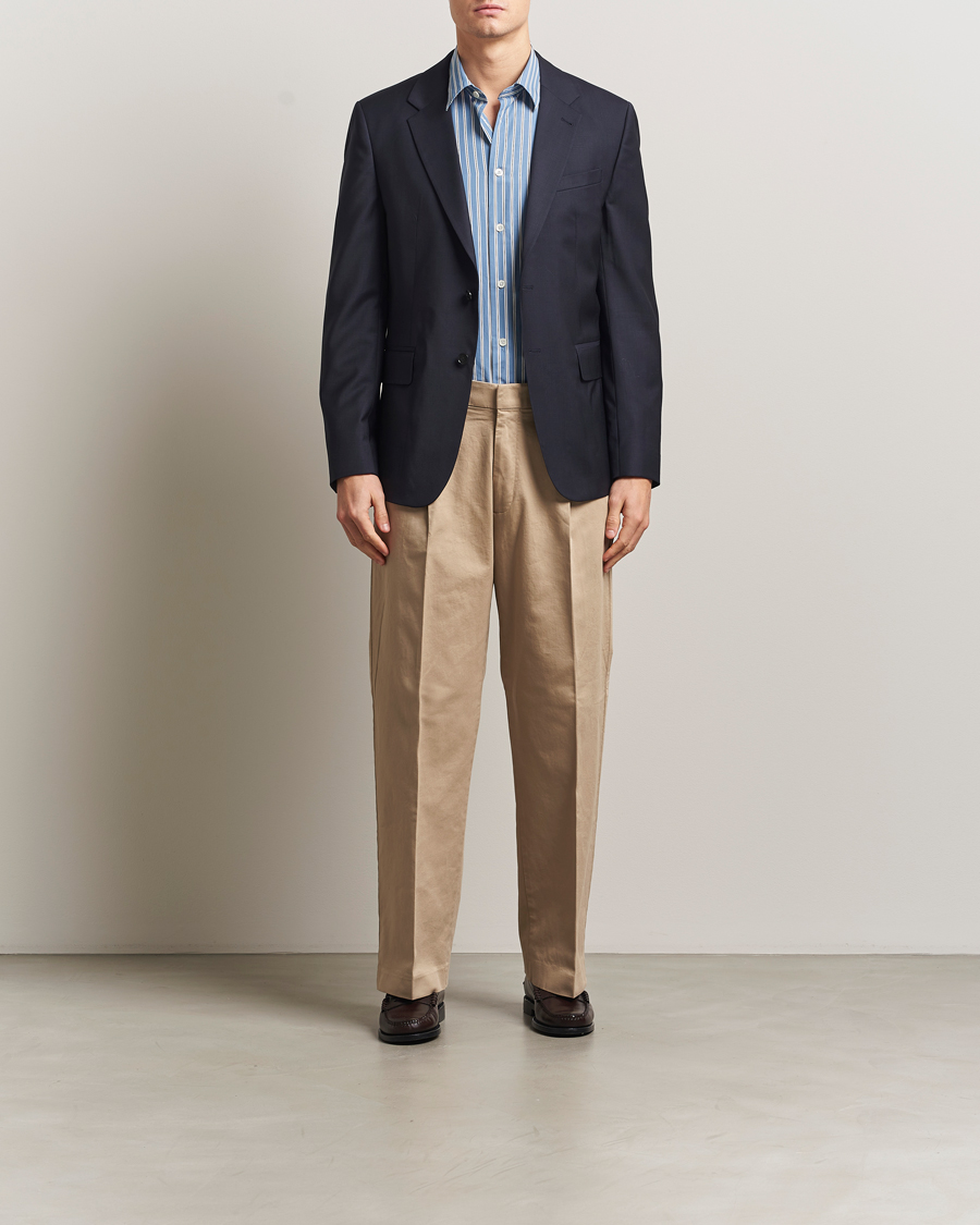 Men | Trousers | NN07 | Kay Relaxed Fit Pleated Trousers Desert Khaki