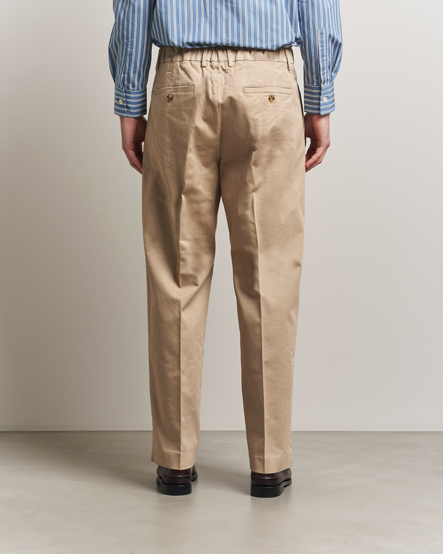 Men | Trousers | NN07 | Kay Relaxed Fit Pleated Trousers Desert Khaki