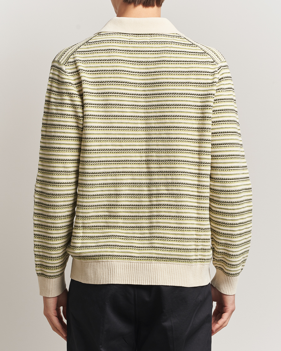Men | Sweaters & Knitwear | NN07 | Jackie Structured Knitted Cardigan Ivory Multi