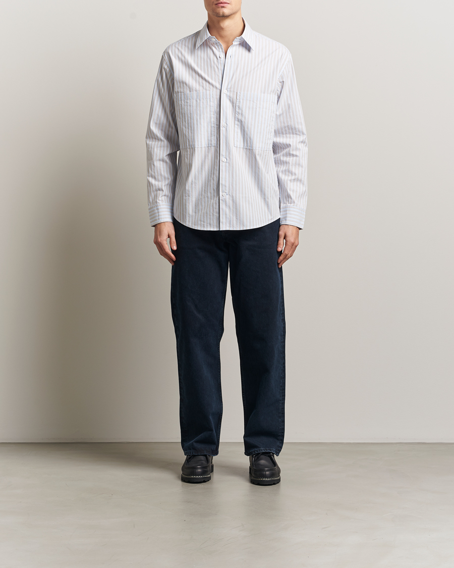 Men | Shirts | NN07 | Freddy Striped Poplin Shirt Multi
