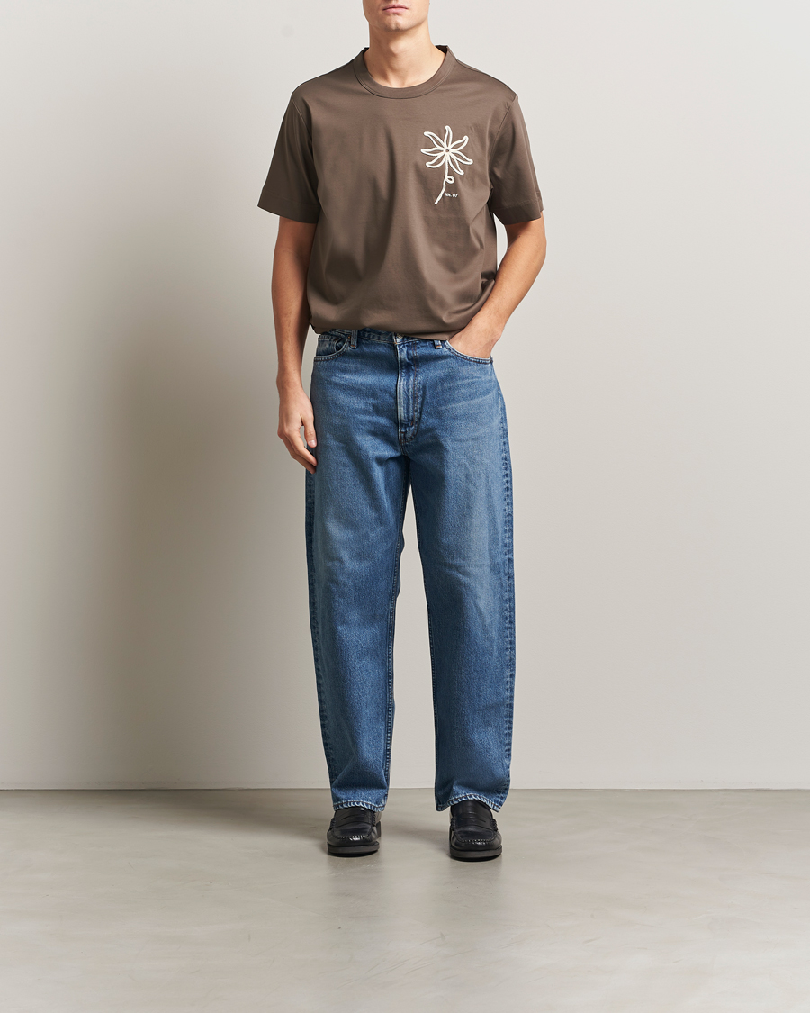 Men | T-Shirts | NN07 | Pedro Embroidered T-Shirt Mable Husk