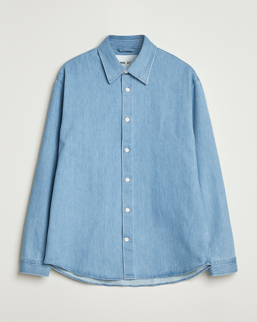 Men |  | NN07 | Casper Denim Overshirt Blue