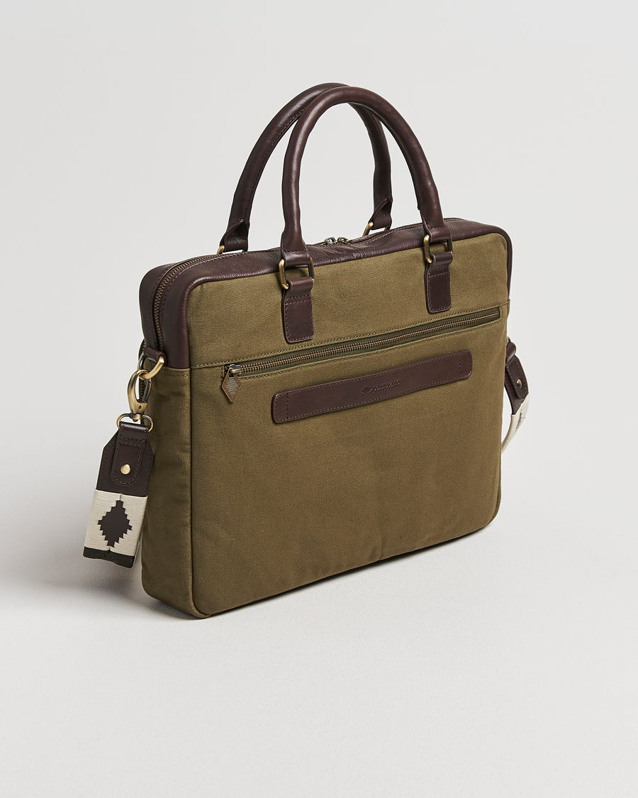 Men | Bags | Pampeano | Mensajero Canvas Briefcase Forest