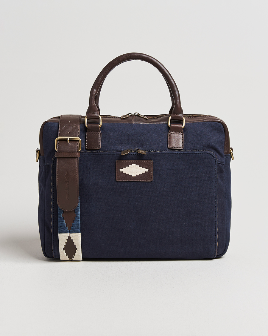 Men | Pampeano Mensajero Canvas Briefcase Navy | Pampeano | Mensajero Canvas Briefcase Navy
