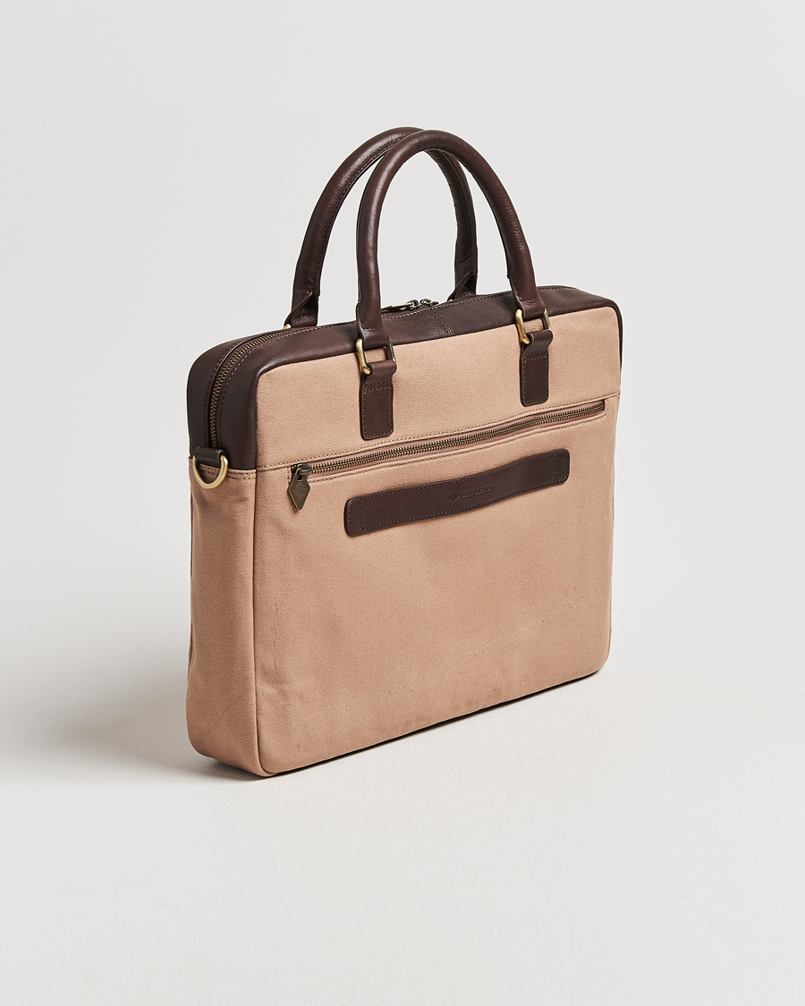 Men | Bags | Pampeano | Mensajero Canvas Briefcase Sand