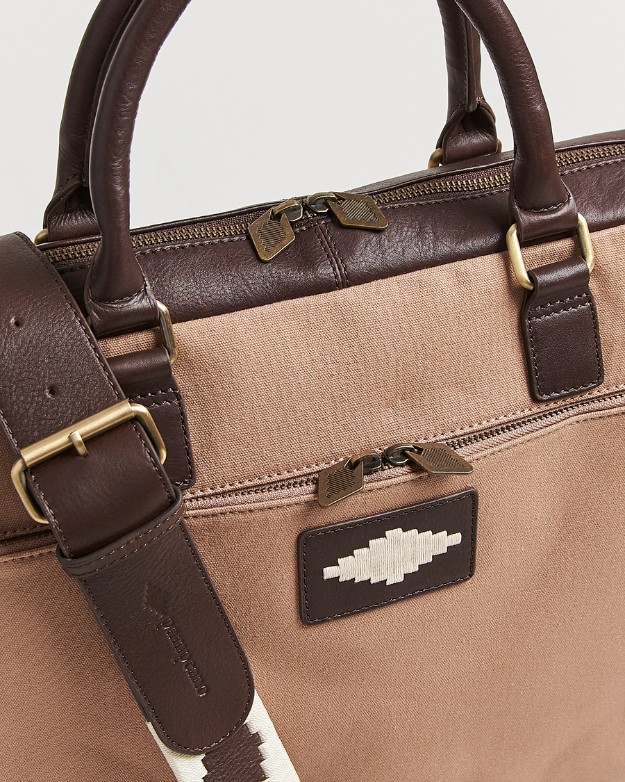 Men | Bags | Pampeano | Mensajero Canvas Briefcase Sand