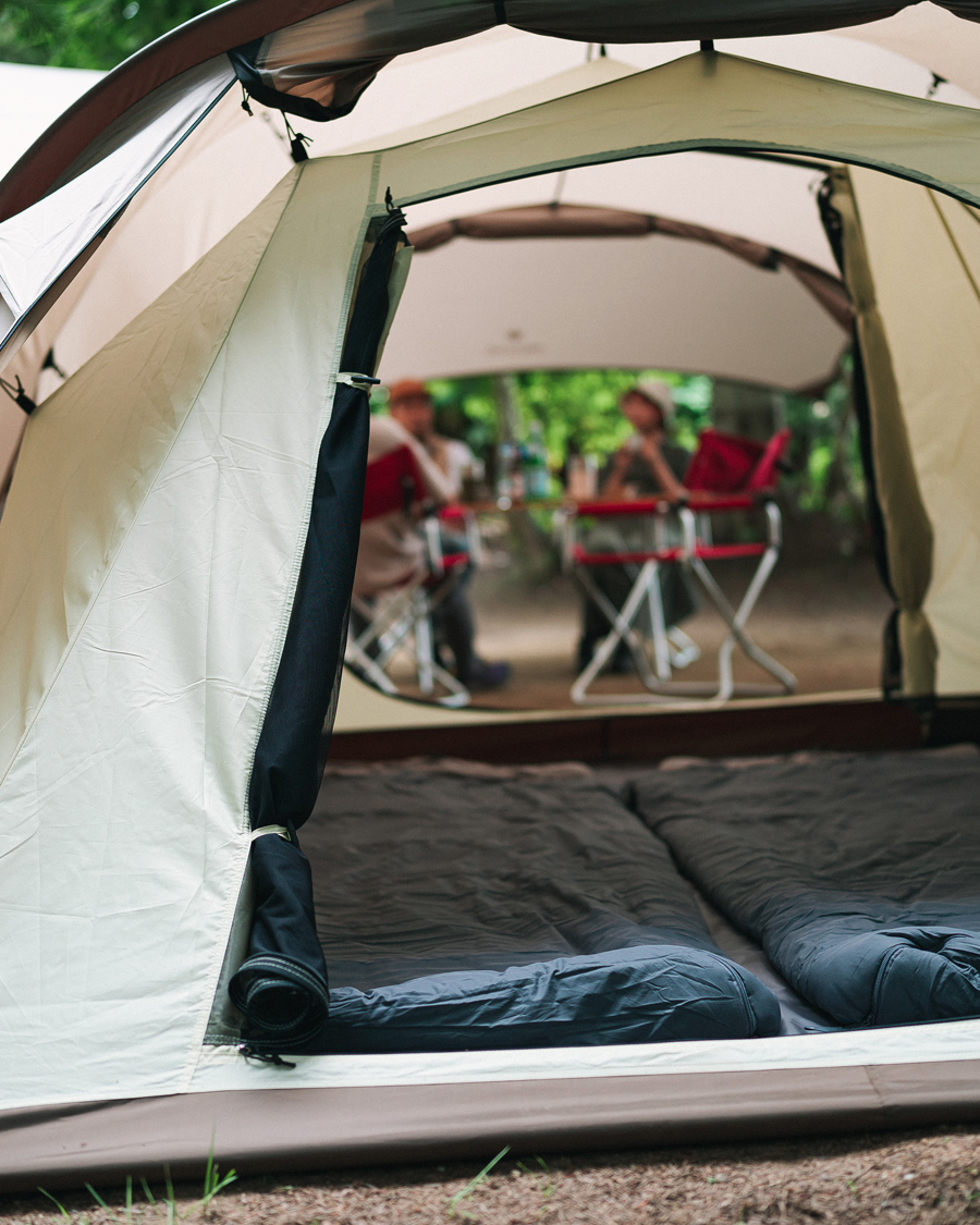 Men | Outdoor living | Snow Peak | Land Nest Dome Medium Tent & Tarp Set Brown