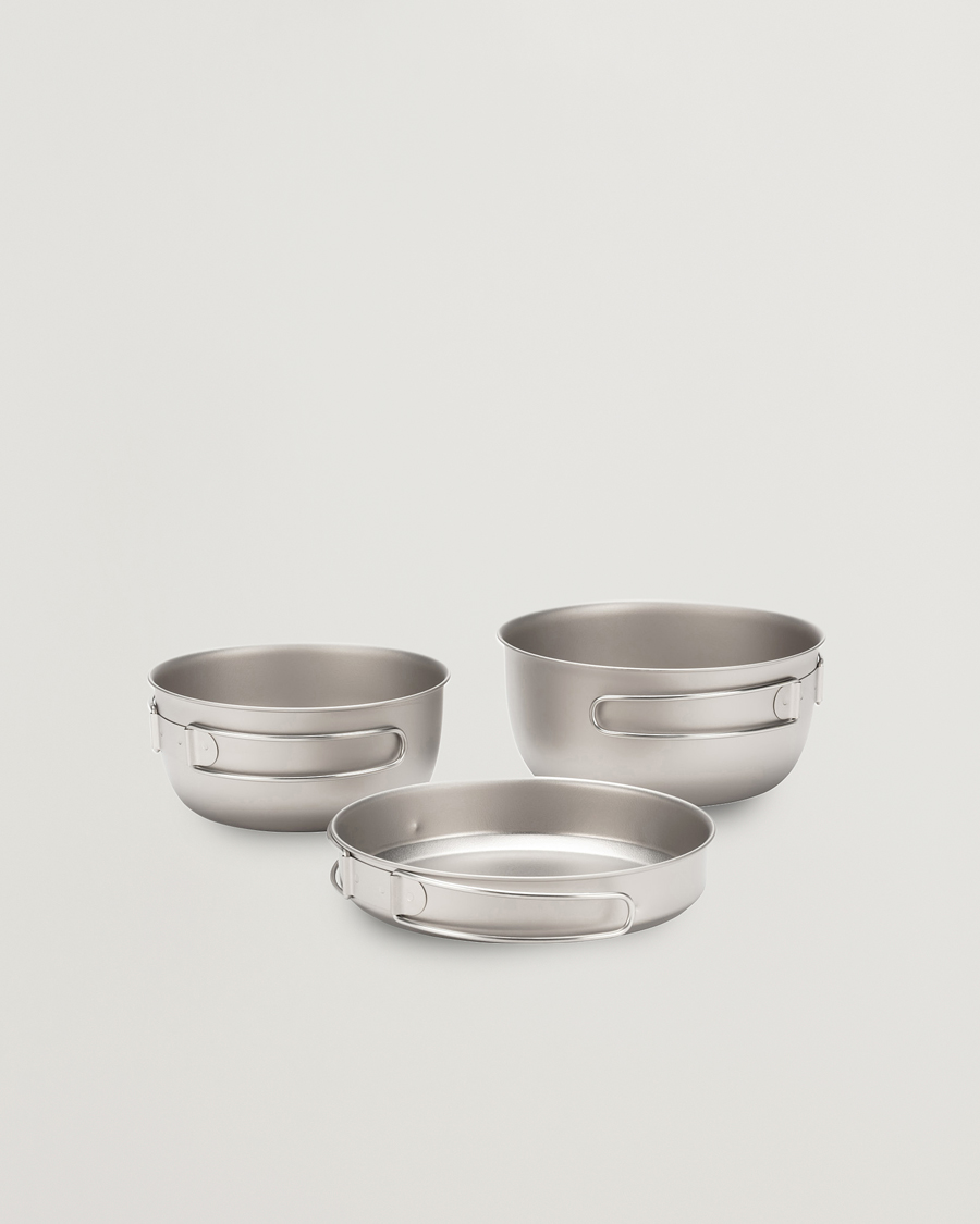 Men | Outdoor living | Snow Peak | 3 Piece Cookset Titanium