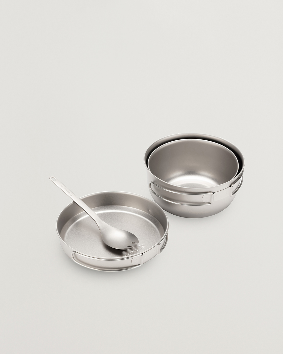 Men | Outdoor living | Snow Peak | 3 Piece Cookset Titanium