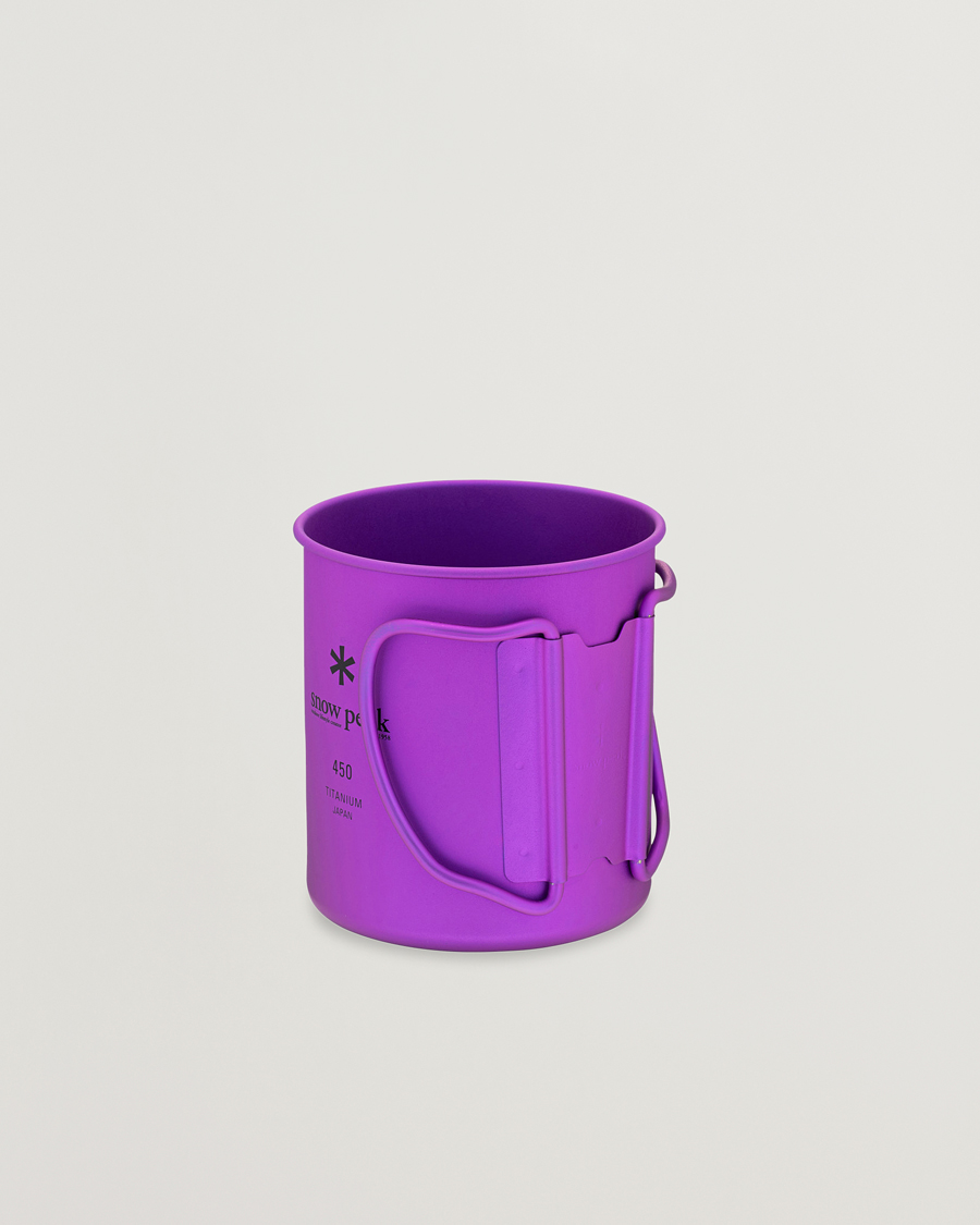 Snow Peak Single Wall Mug 450 Purple Titanium at CareOfCarl.com