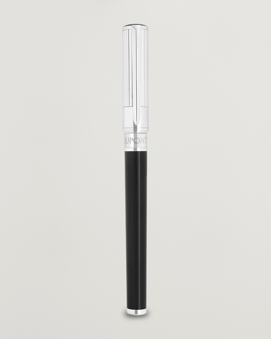 Men | Pens | S.T. Dupont | D-Initial Fountain Pen Duo Black/Chrome