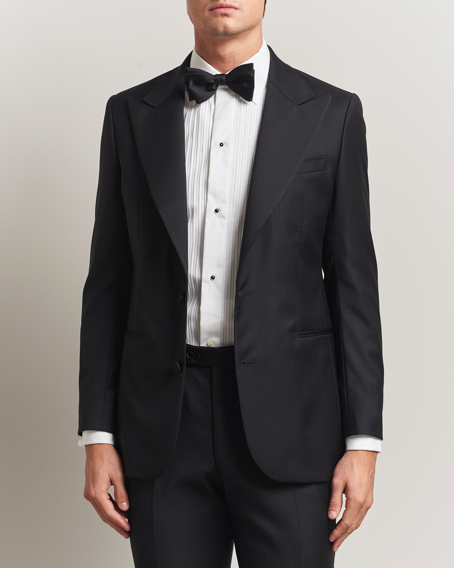 Men | Blazers | Morris | Loro Piana Tuxedo Jacket Black