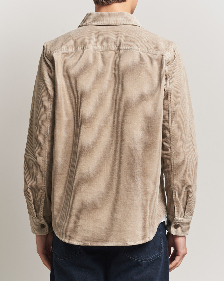 Men | Shirts | LES DEUX | Kody Corduroy Overshirt Light Sand