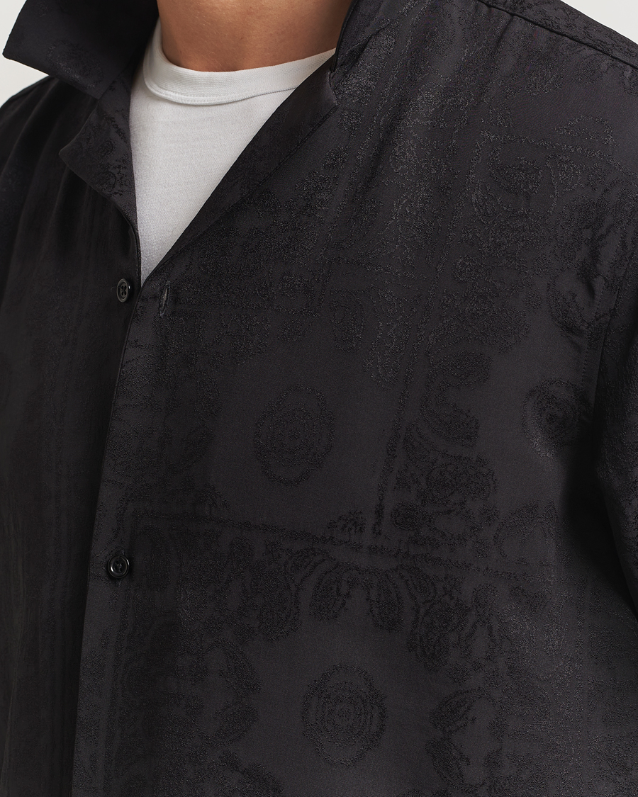 Men | Shirts | LES DEUX | Jasper Jaquard Shirt Black