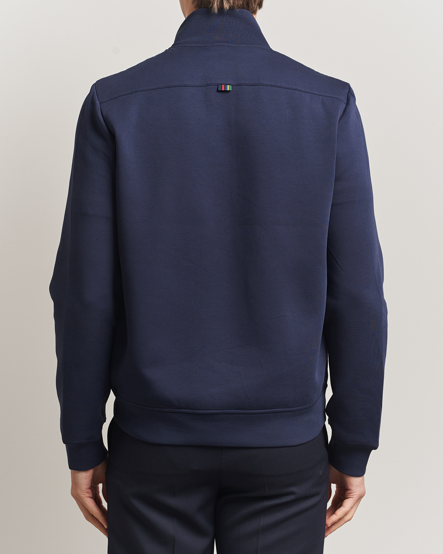 PS Paul Smith Mixed Media Jacket Navy at CareOfCarl.com