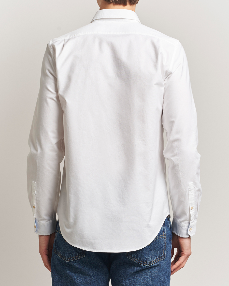 Men | Shirts | PS Paul Smith | Tailored Fit Embroidered Oxford Shirt White