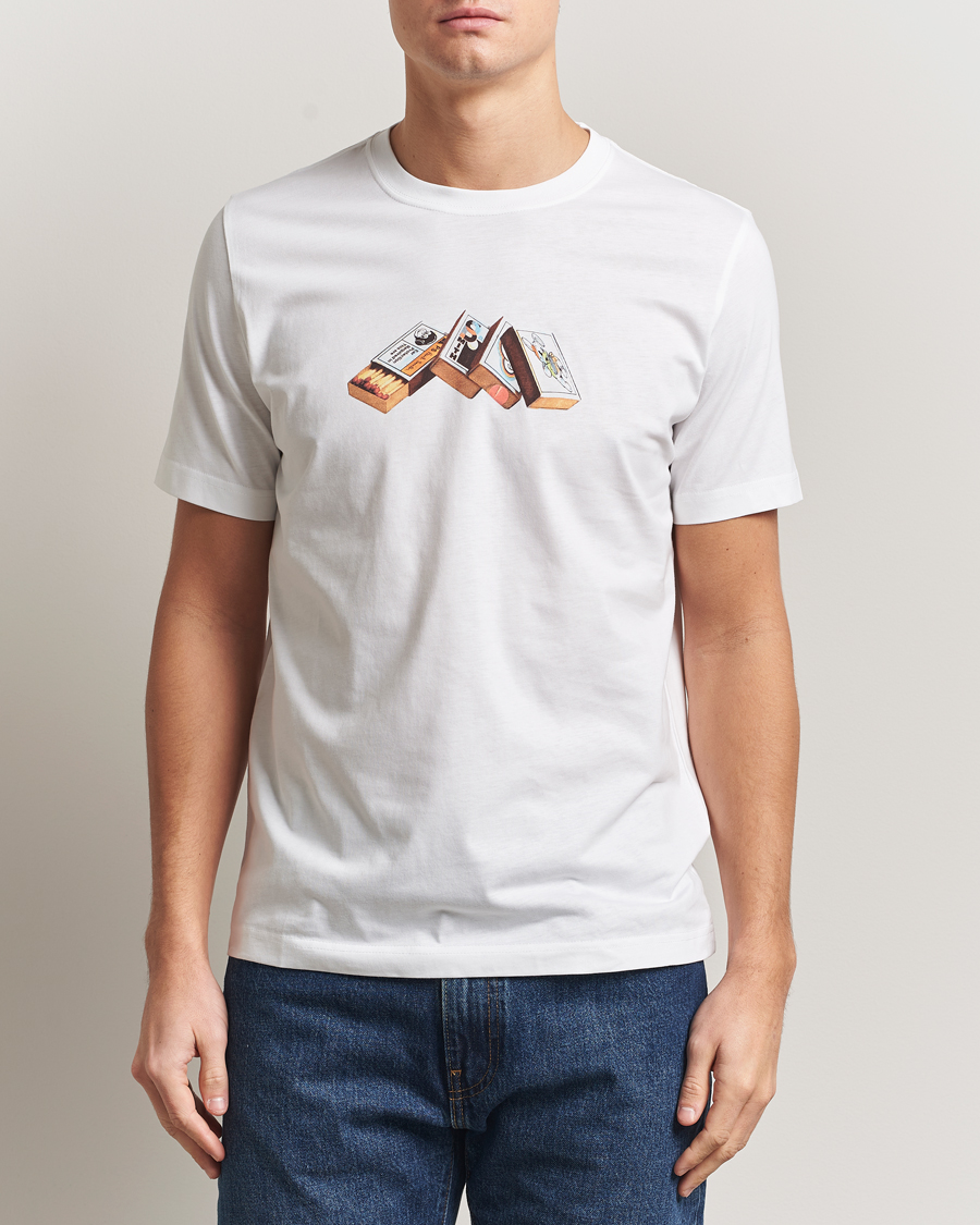 Men | T-Shirts | PS Paul Smith | Matchboxes Printed T-Shirt White